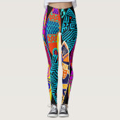 Surfer Dude-Leggings Leggings (Voorkant)