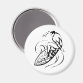 Surfer Dude Magneet (Voorkant / Achterkant)