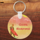 Surfer Dude Sleutelhanger (Voorkant)