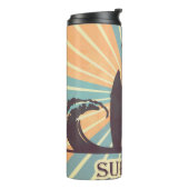 Surfer Dude Thermal Tumbler Thermosbeker (Gedraaid links)