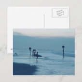 Surfer Dusk Ponce Inlet FL Beach Briefkaart (Voorkant / Achterkant)