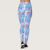 Surfer en golven leggings (Achterkant)