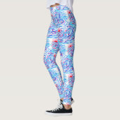 Surfer en golven leggings (Links)