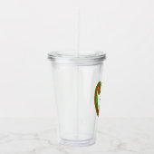 Surfer en Skydiver in Melon Water Acryl Drinkbeker (Rechts)