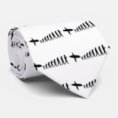 surfer_evolutie stropdas (Opgerold)