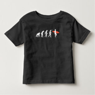 Surfer Evolution Surfboard Beach Kinder Shirts