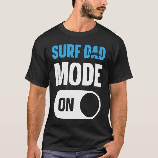Surfer Father Surfboard Surfboard Surfrider Waves T-shirt (Voorkant)