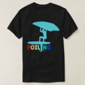 Surfer Foiling Lover Gift Idee 3 T-shirt (Design voorkant)