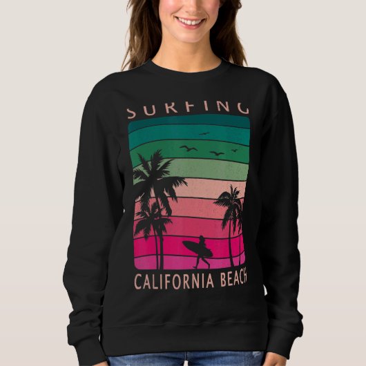 Surfer G van Californische strand Trui (Voorkant)