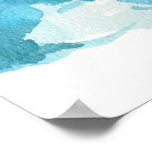 Surfer | Geluk komt in Waves Inspirerend Poster (Hoek)