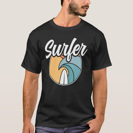 Surfer-Gezegden SurfboardSurf T-shirt (Voorkant)