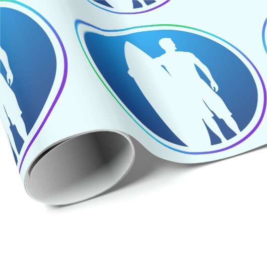 Surfer gift pakpapier (Rol Hoek)