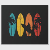Surfer Gift Surfred Surf Board Beach Cadeaupapier (Vlak)