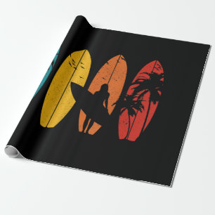Surfer Gift Surfred Surf Board Beach Cadeaupapier