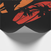 Surfer Gift Surfred Surf Board Beach Cadeaupapier (Hoek)
