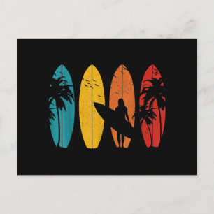 Surfer Gift  Surfred Surf Board Beach Feestdagenkaart
