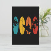 Surfer Gift  Surfred Surf Board Beach Kaart (Staand voorkant)