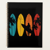 Surfer Gift  Surfred Surf Board Beach Planner (Voorkant)