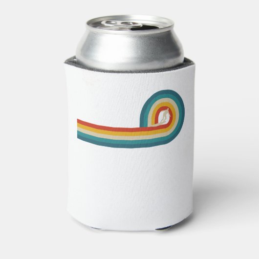 Surfer Gift  Wave Retro Surfred Surf Beach Blikjeskoeler (Blikje Achterkant)