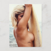 Surfer girl ☆ Beach Babe ☆ Postcard Briefkaart (Voorkant)