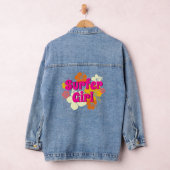 Surfer Girl Bloemen Denim Jacket (Hangar)
