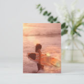 Surfer Girl Briefkaart (Staand voorkant)