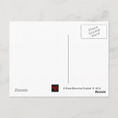 Surfer Girl Briefkaart (Achterkant)