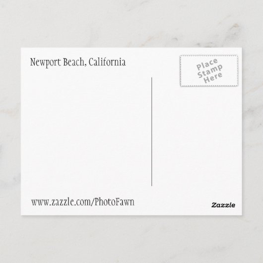 Surfer Girl Briefkaart (Achterkant)