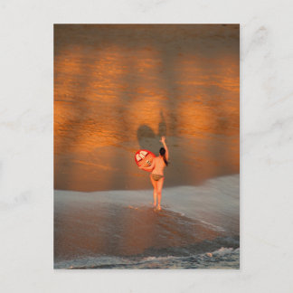 Surfer Girl Briefkaart