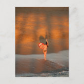 Surfer Girl Briefkaart (Voorkant)