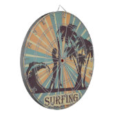 Surfer Girl Dartbord (Voorkant Links)