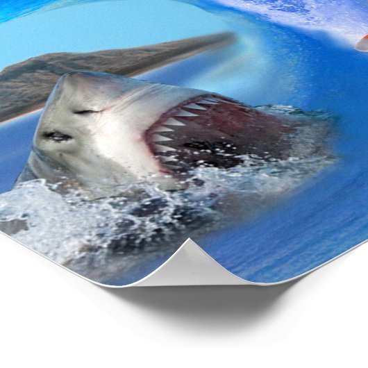 SURFER GIRL ESCAPES POSTER (Hoek)