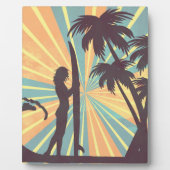 Surfer Girl Fotoplaat (Voorkant)