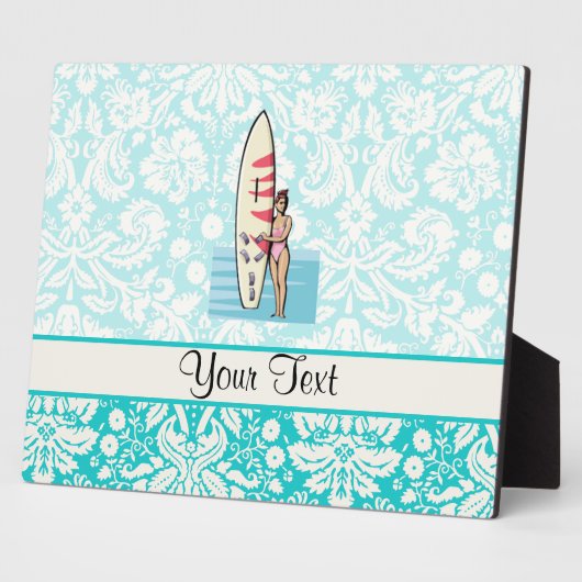 Surfer Girl Fotoplaat (Zijkant)