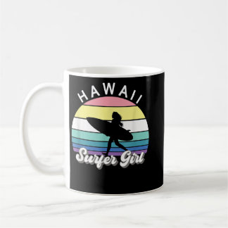 Surfer Girl Hawaii  Hawaiian Surfing Surf B Koffiemok