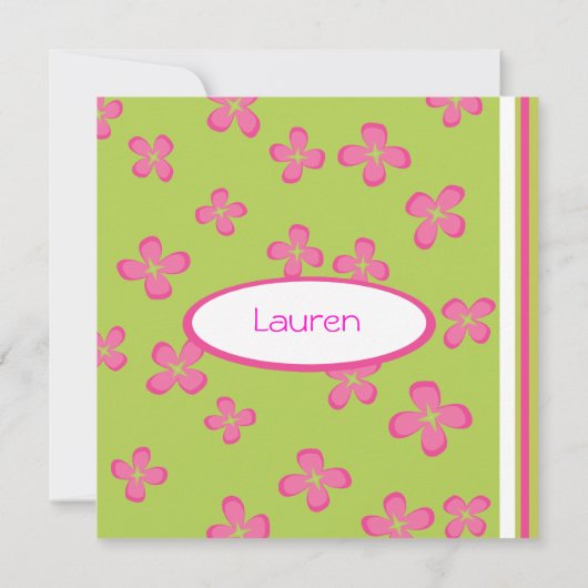 Surfer Girl Kaart (Achterkant)