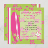 Surfer Girl Kaart (Voorkant / Achterkant)