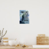 Surfer Girl met Fitness Goals! Poster (Keuken)