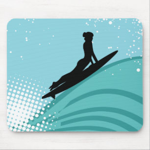 Surfer Girl Mousepad Muismat
