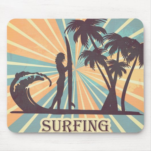 Surfer Girl Muismat (Voorkant)