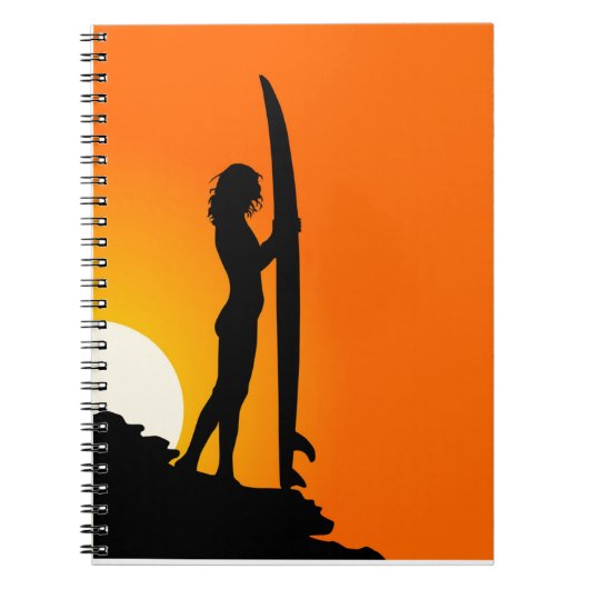 Surfer Girl Notitieboek (Voorkant)