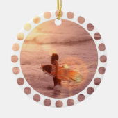 Surfer Girl Ornament (Voorkant)