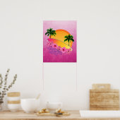 Surfer Girl Poster (Keuken)
