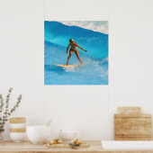 Surfer Girl Poster (Keuken)