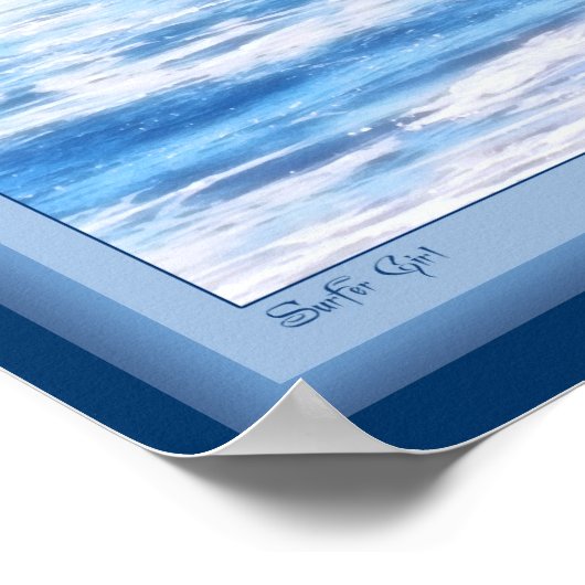 Surfer Girl Poster (Hoek)