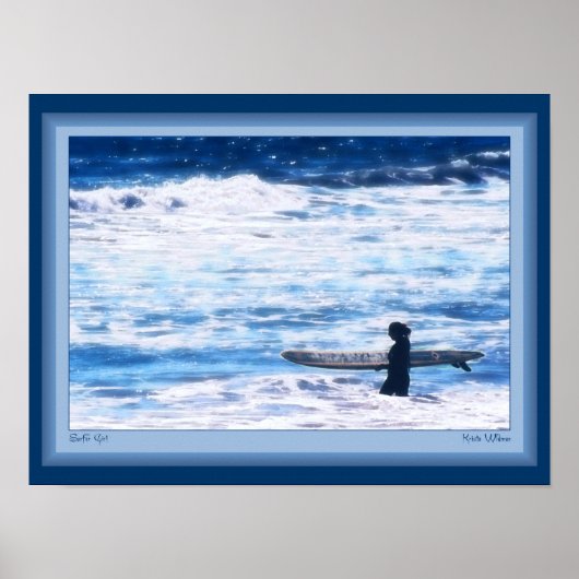 Surfer Girl Poster (Voorkant)