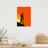 Surfer Girl Poster (Keuken)