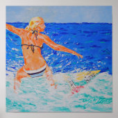 Surfer Girl Poster (Voorkant)