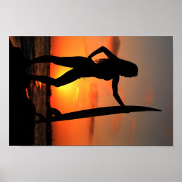 Surfer Girl Poster