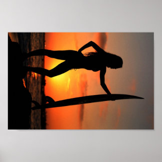Surfer Girl Poster